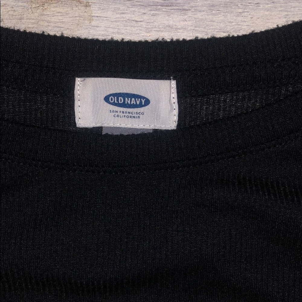 Long sleeve black t-shirt